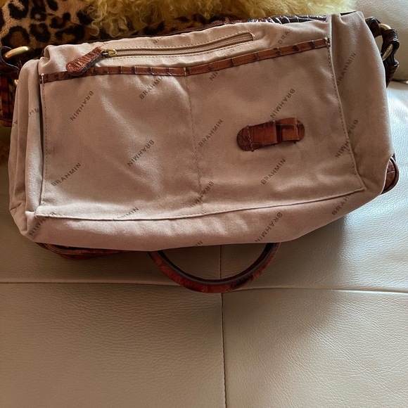 Brahmin Flaire Pecan Melbourne Shoulder/Satchel Handbag - Picture 7 of 14